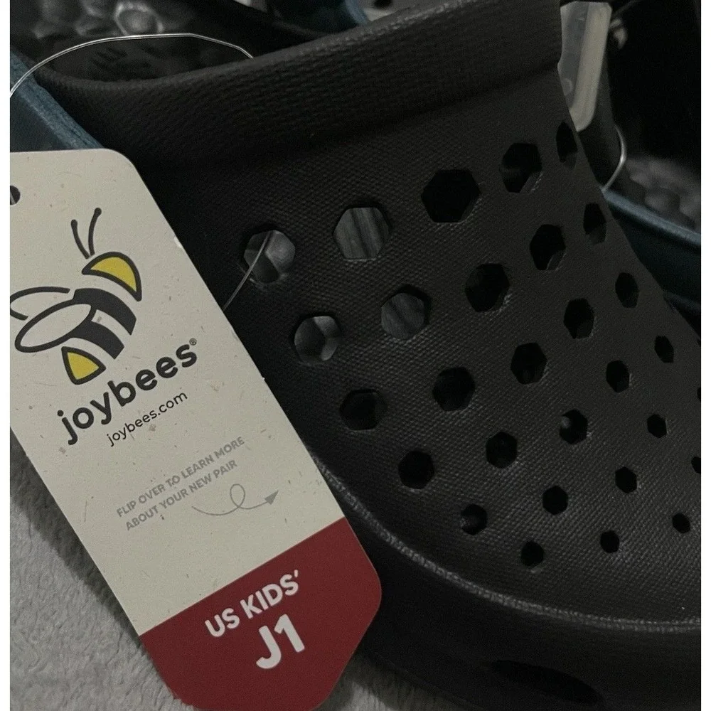 Joybees Kids Active Clog Solid Black/Cascade J1 (Fits 7 To 8 years)‎